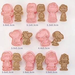 Peanuts Snoopy Gang Cookie Cutters Mold Maker Set 8 pcs